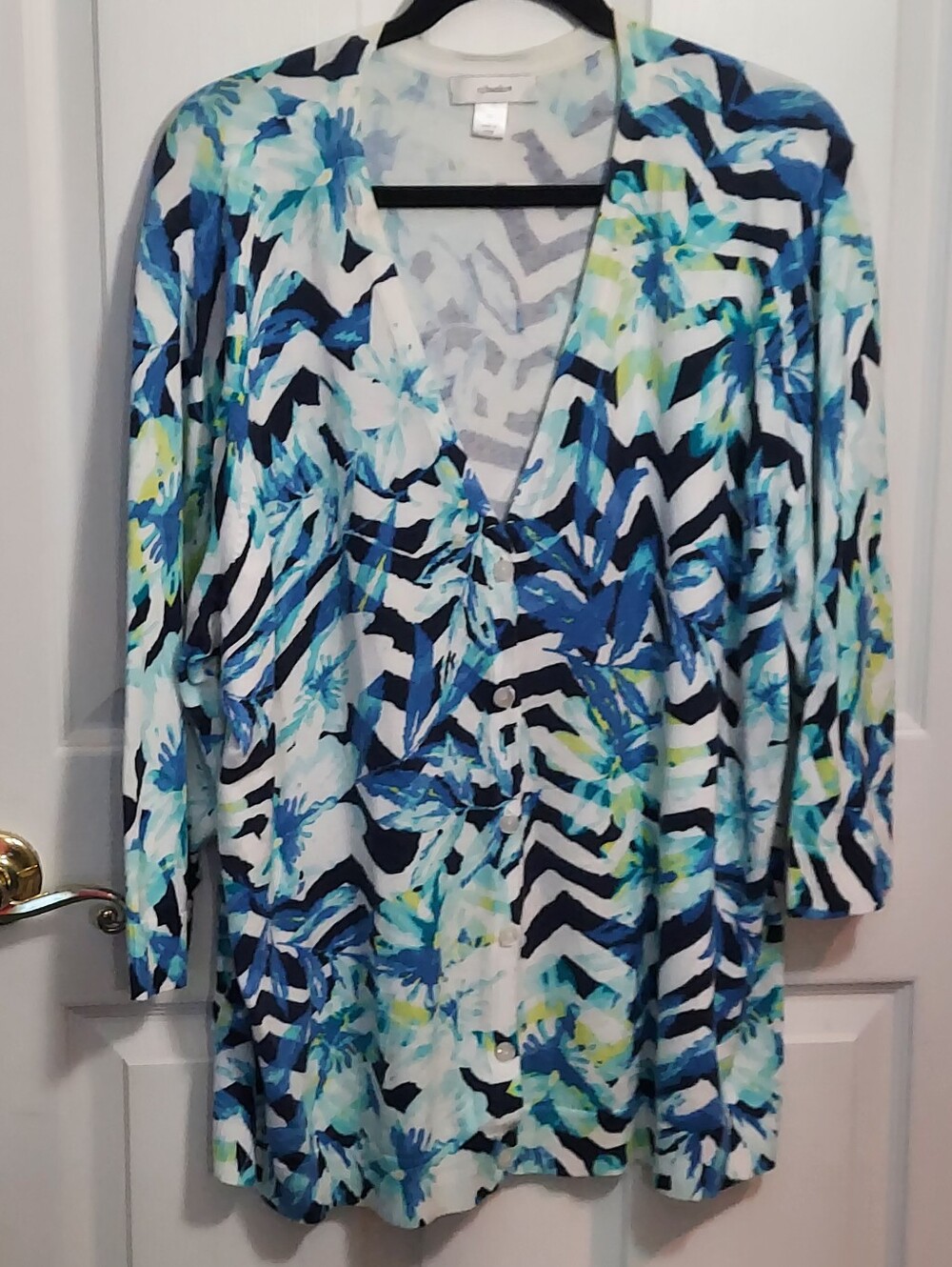 C J Banks V-Neck Cardigan Size 2x